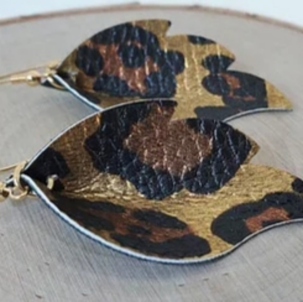 Folded Wing Leporad Earrings